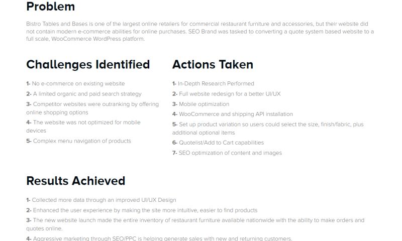 Bistro Tables and Bases