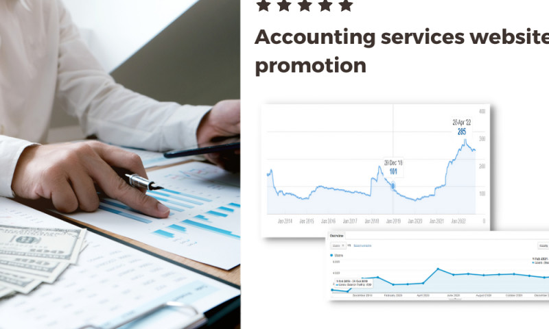 Accounting services website promotion