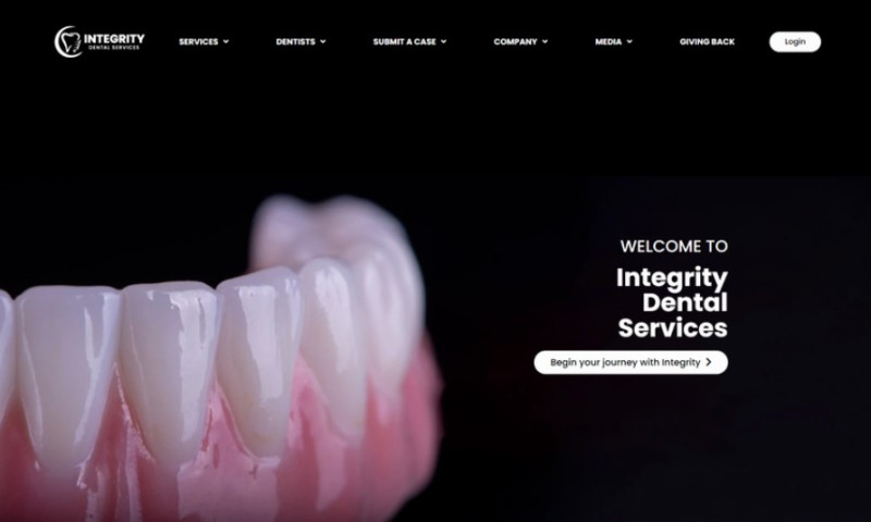 Redesigned Website for a Dental Services Firm