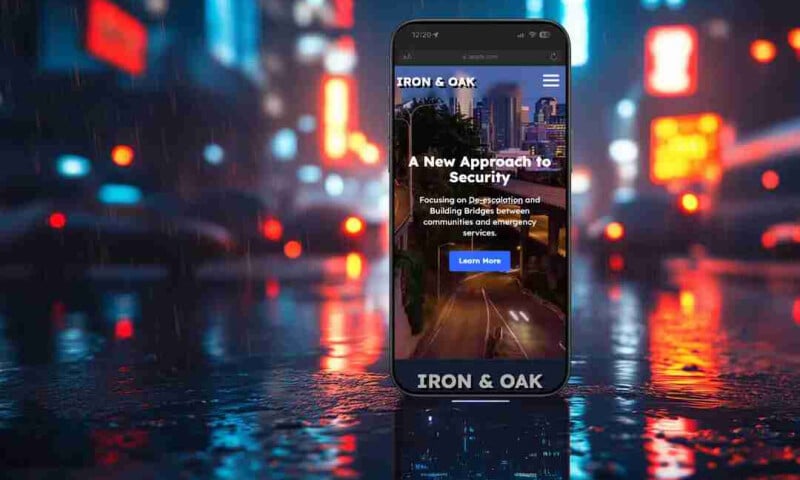 Iron & Oak - Website and Job application job board