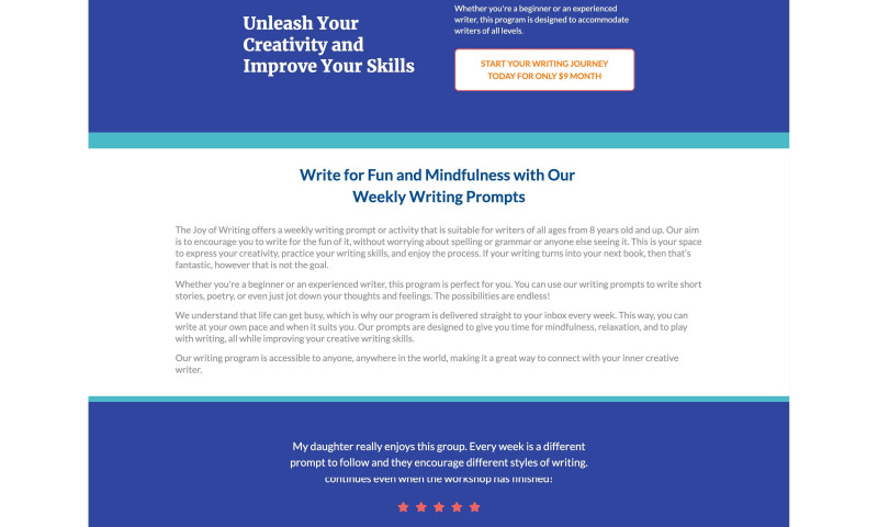 Sales Page