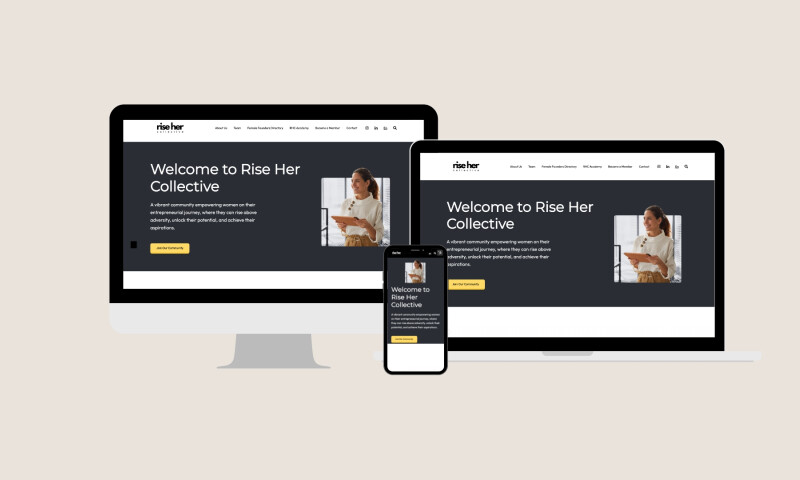 Rise Her Collective Website Development