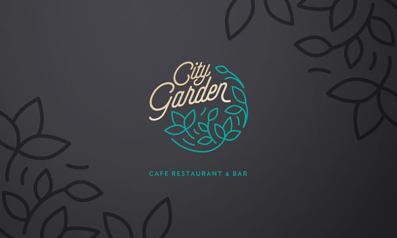 CITY GARDEN RESTAURANT VISUAL IDENTITY