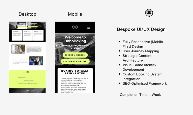 'Website Build' 'UI/UX Design'
