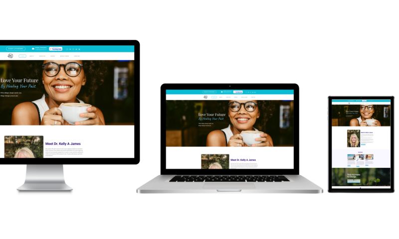 Dr Kelly James Website & Logo Design