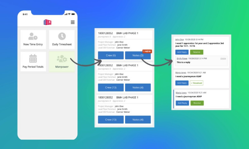 Mall City Mechanical: Custom Time Entry Mobile App & More