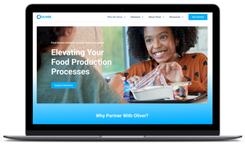 Oliver Packaging and Equipment: Transformative Website Redesign