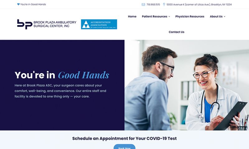 Brook Plaza ASC Website