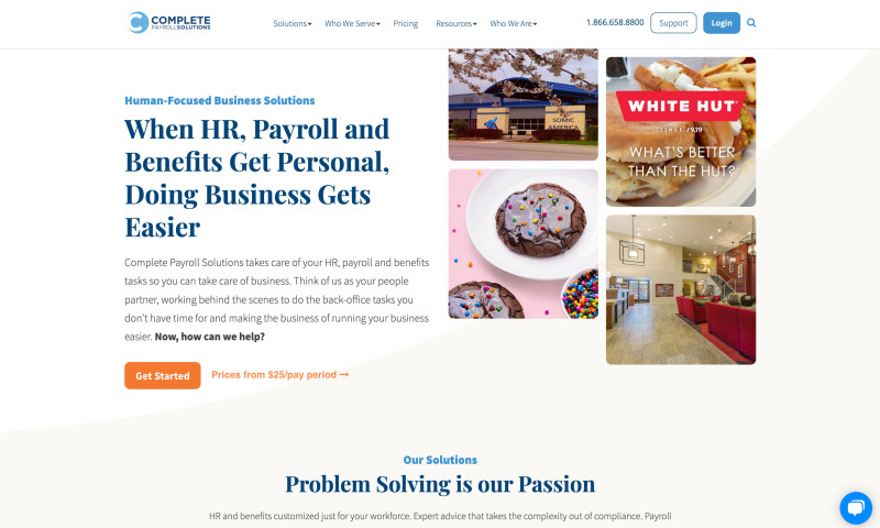 Complete Payroll Solutions Website