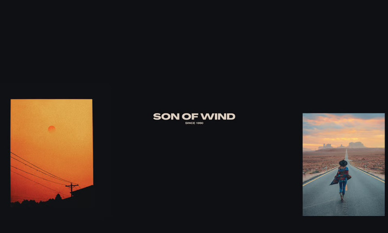 SON OF WIND - FASHION WEBSITE