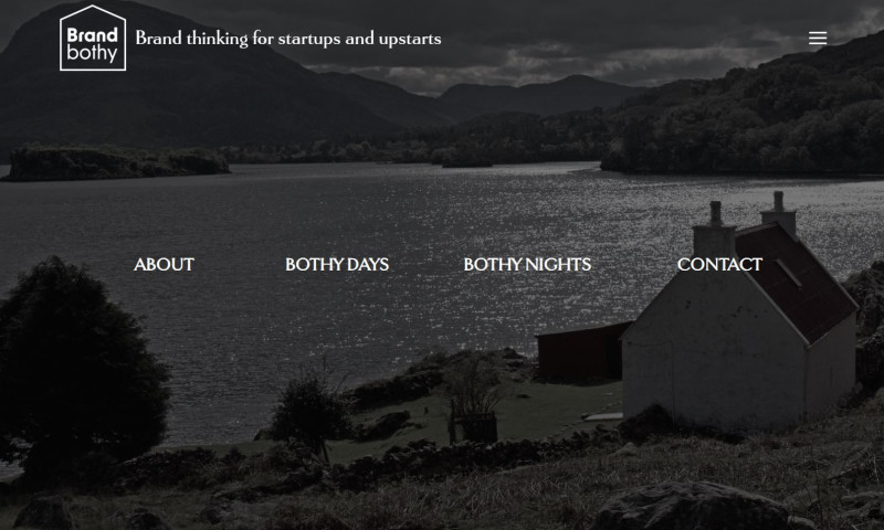 Website design for Brand Bothy