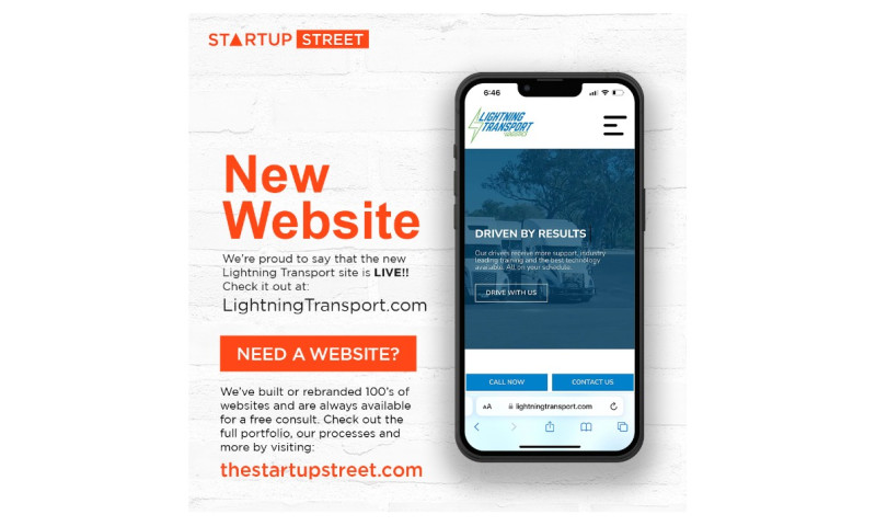 Lightning Transport Website Design