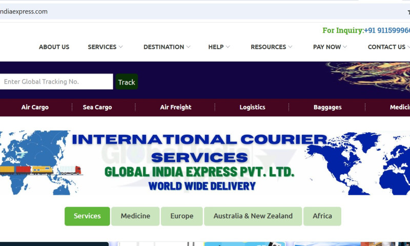 Courier Website And Tracking System