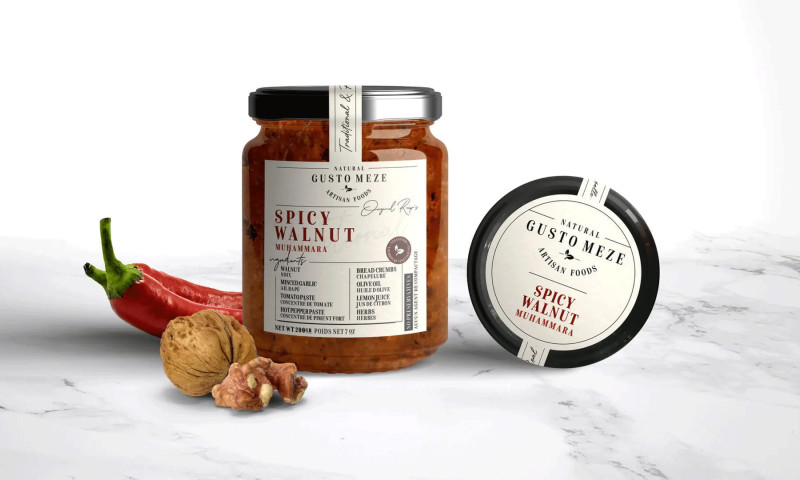Gusto Meze Packaging Design