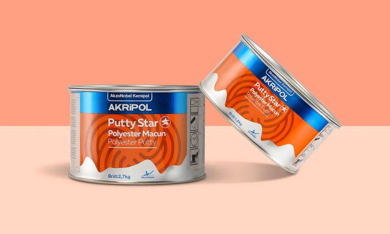 Akripol Automotive Refinish Coatings Packaging Design