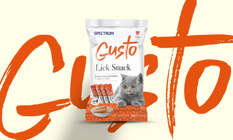 Spectrum Gusto Pet Food Packaging Design