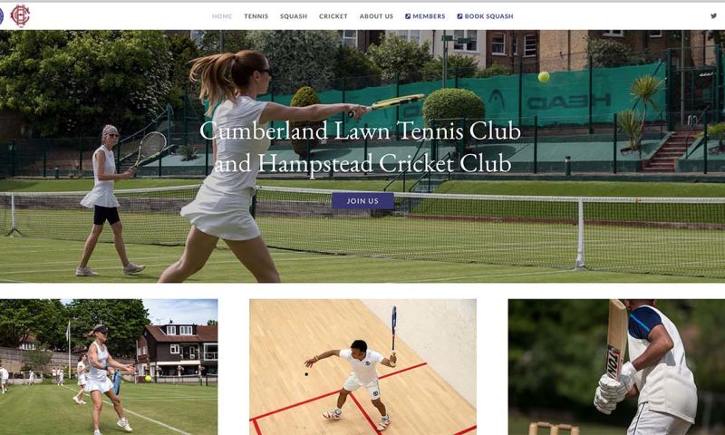 The Cumberland Lawn Tennis Club website