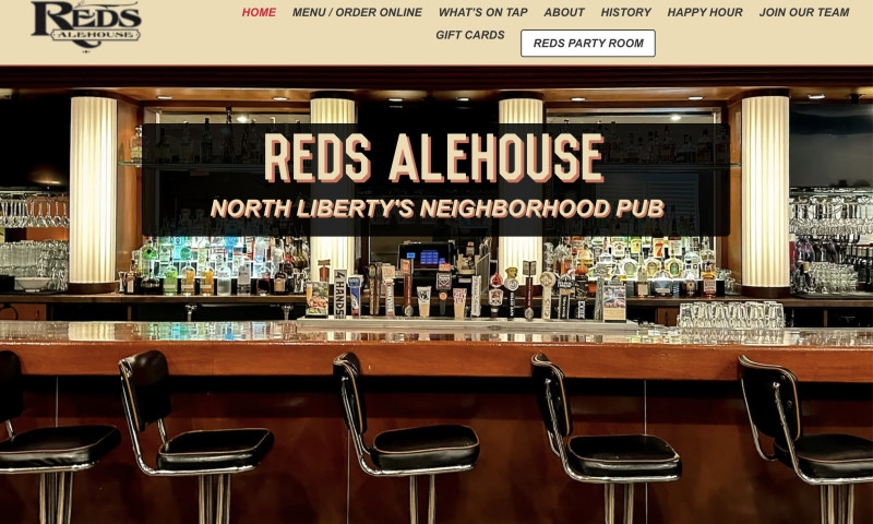 Reds Alehouse Website
