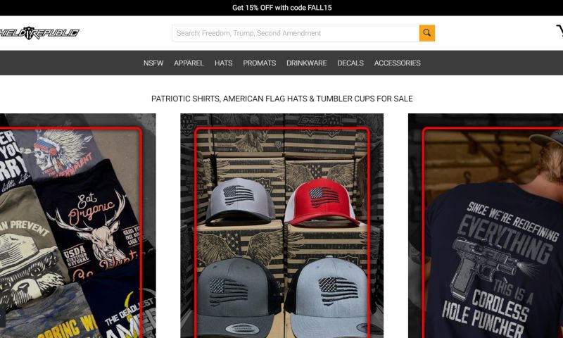 Shield Republic - Patriotic Clothing Store