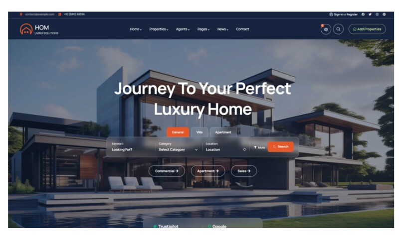 Real Estate Website
