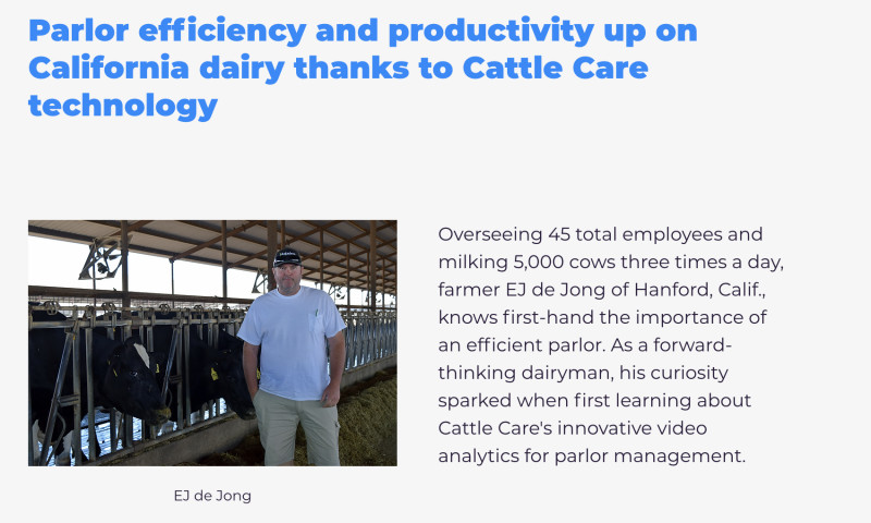 Product Showcase and Testimonial Feature