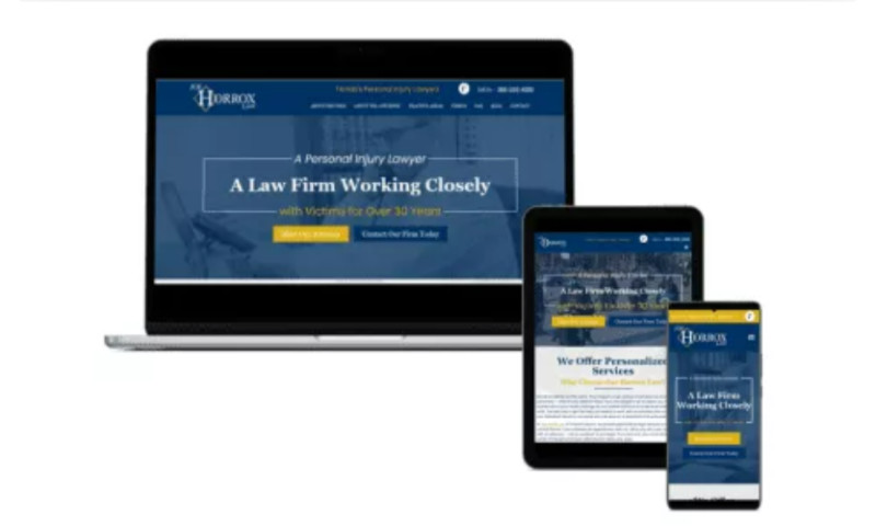 Joe Horrox Law Law Firm Website | Law Firm SEO