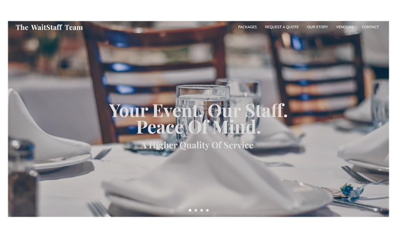 Website Development for The Waitstaff Team