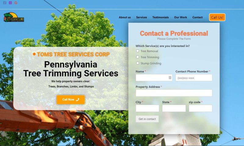 Toms Tree Trimming Corp