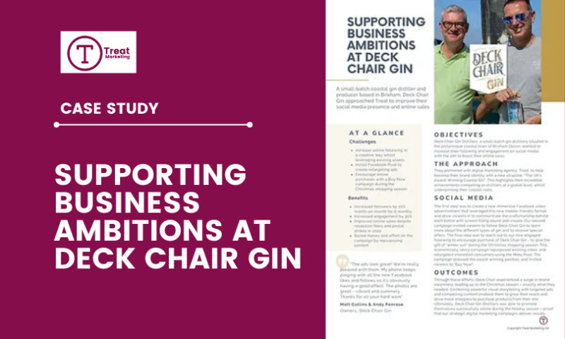 Increased Online Sales at Deck Chair Gin