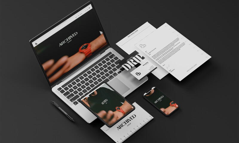 E-Commerce website design for Archived Drip