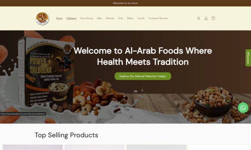Engaging and User-Friendly Website for Al-Arab Foods