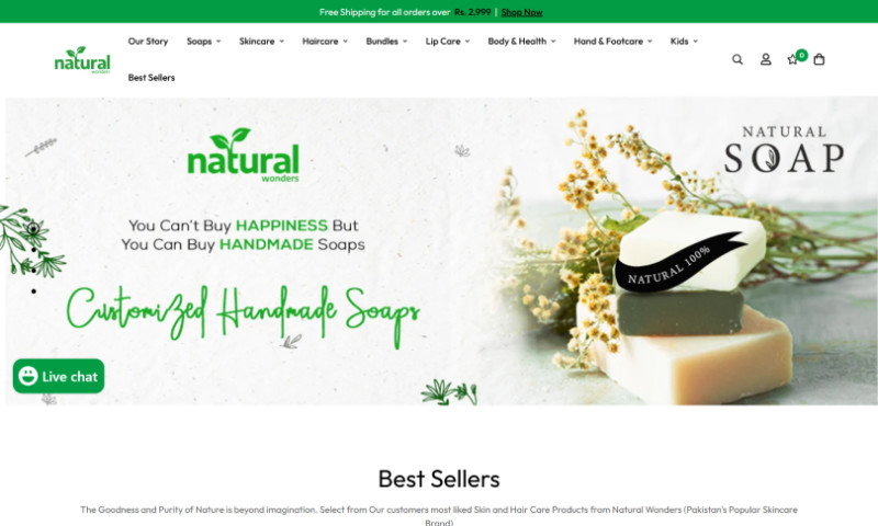 Fast and User-Friendly Website for Hair Growth Products