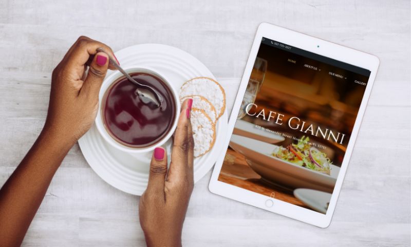 Cafe Gianni | Building Online Presence for Mount Dora’s Favorite Restaurant