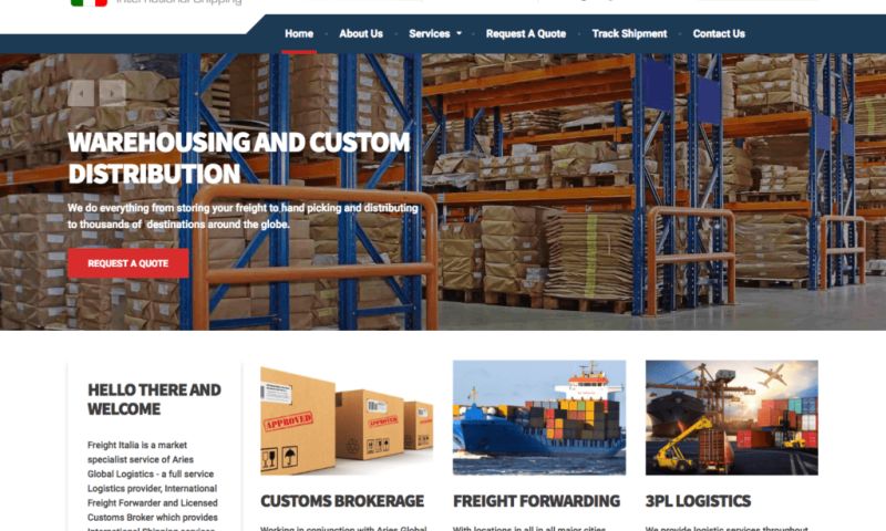 Freight Italia Website