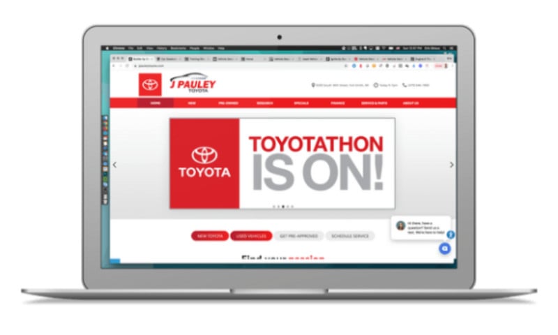 Toyota Dealership － Sales Increase with a redone Website; Going Back To Square One