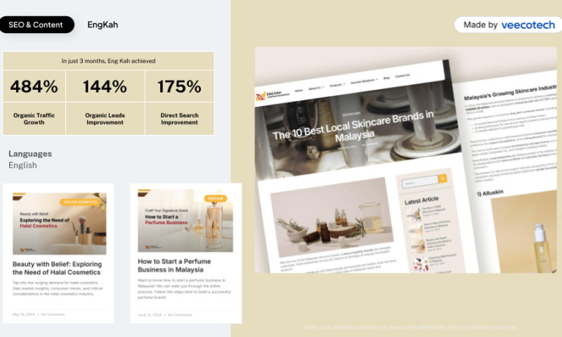 How an OEM Manufacturer Achieved 484% Organic Traffic Growth in Just 3 Months