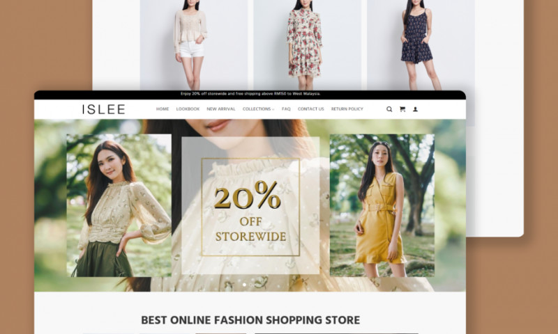 Islee - Customized Fashion E-Commerce Store