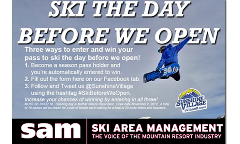 BEST USE OF TWITTER: SUNSHINE VILLAGE