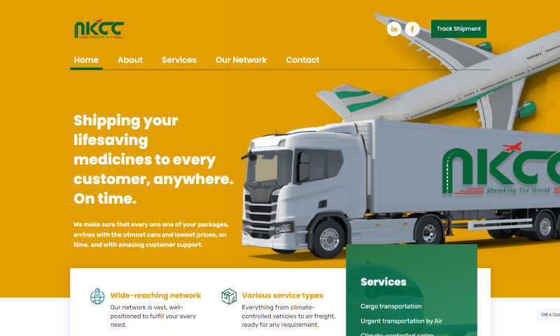 Nepal Kinetic Courier Cargo