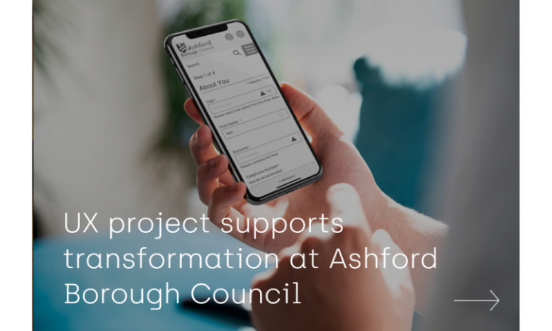 UX project supports transformation at Ashford Borough Council