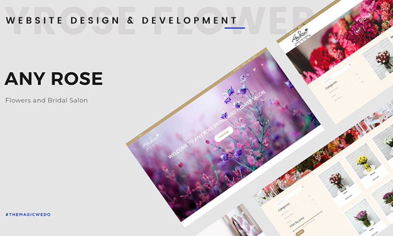 Any Rose Web design and development