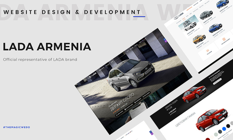 Lada Web design and development