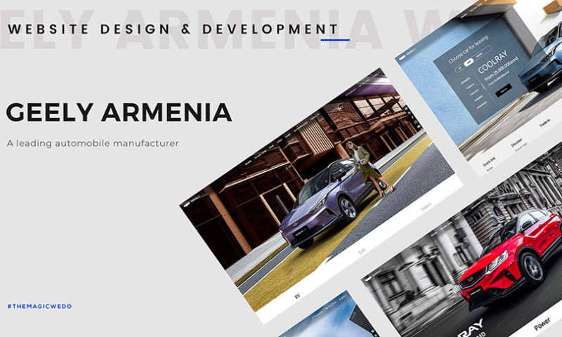 Geely Web design and development