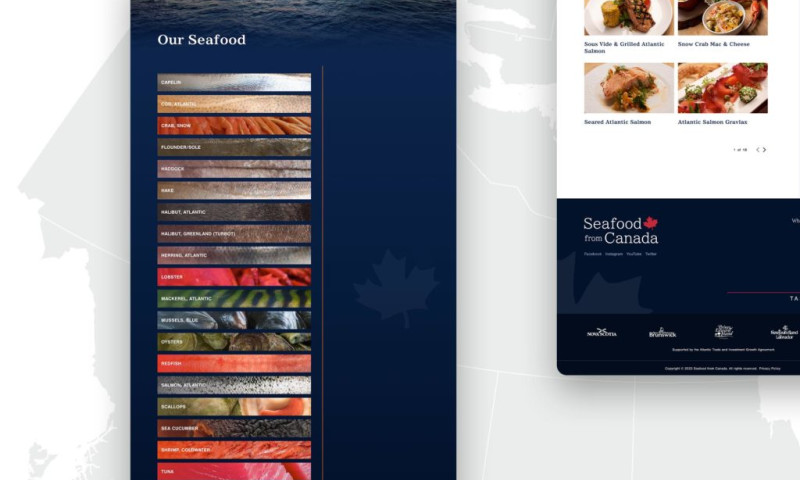 Seafood from Canada