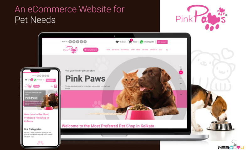 An eCommerce Website for Pet Needs
