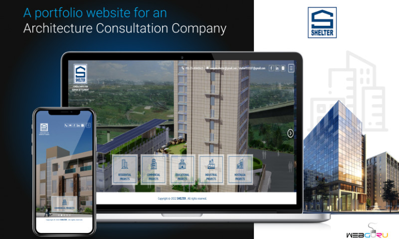A Portfolio Website for an Architecture Company