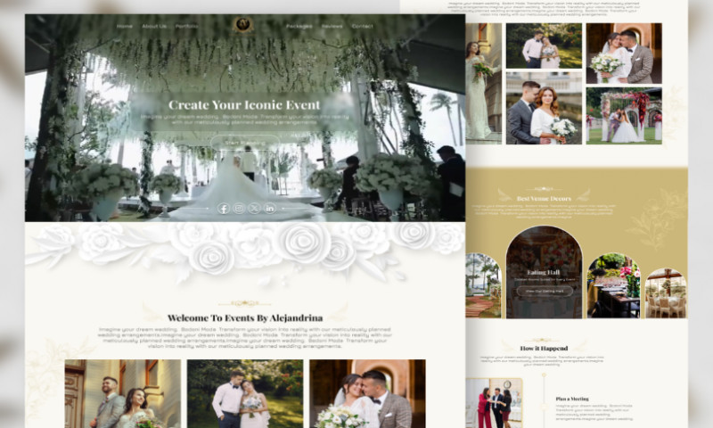 Event Planner Website Revamp