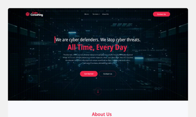 Cyber Security Website Design & Development