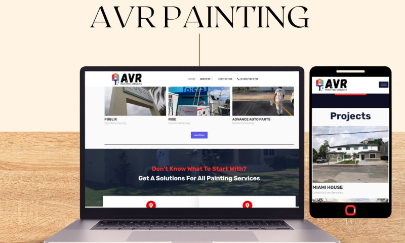 Web Development, Local SEO & PPC Campaign for AVRPainting.com