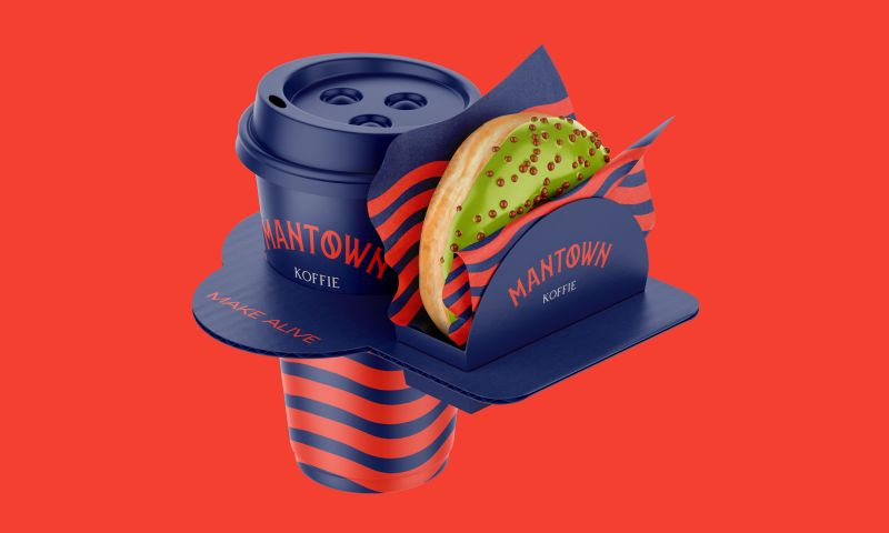 Branding for ManTown Koffie